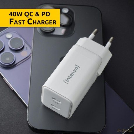 Power Adapter 2 X Usb-C 40w