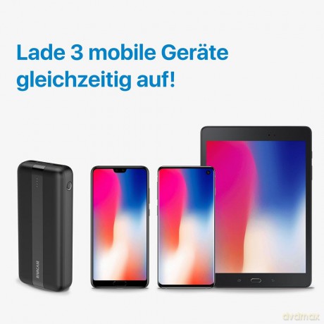 Power Bank 10000 Mah Nera Type-C