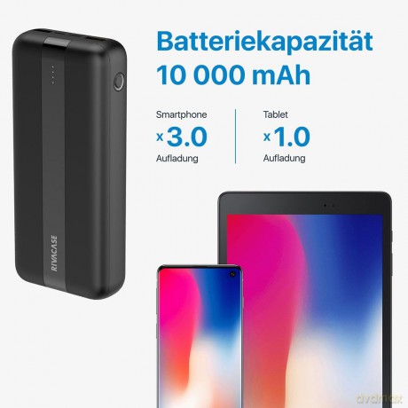 Power Bank 10000 Mah Nera Type-C