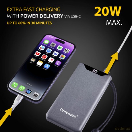 Power Bank F10000 Grey