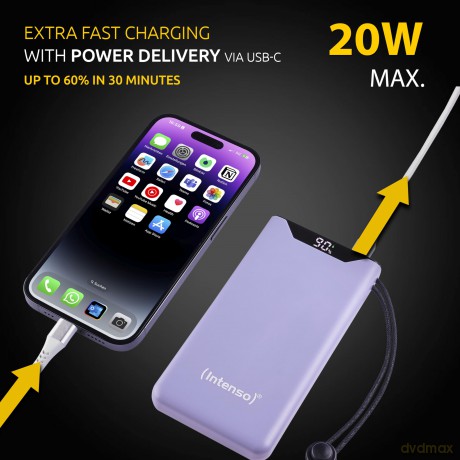 Power Bank F10000 Purple