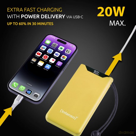 Power Bank F10000 Yellow