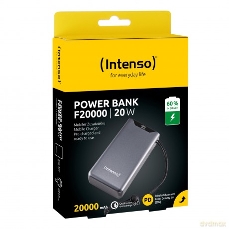 Power Bank F20000 Mah Grey