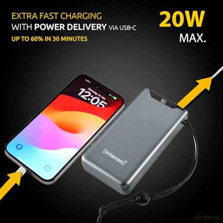 Power Bank F20000 Mah Grey