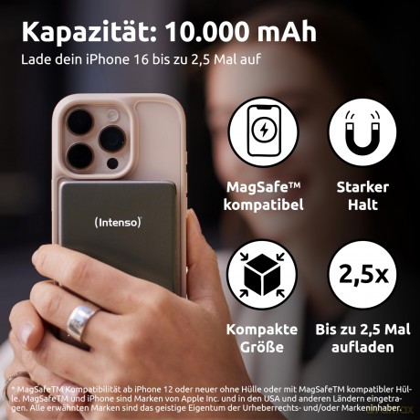 Power Bank Mag Safe 10000 Grey