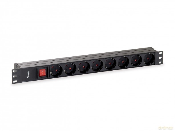 Power Strip 8bay Cee7/4 With Switch