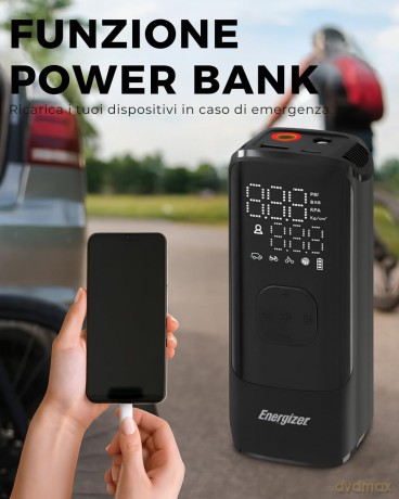 Powerbank 2000 Mah + Air Compressor