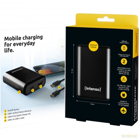 Powerbank Alluminuium A10000