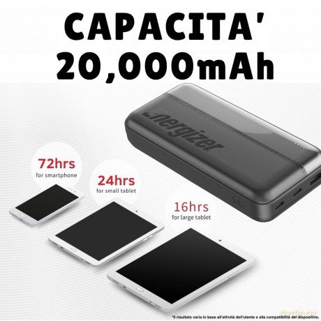 Powerbank Ultimate 20000mah Usb-C/A