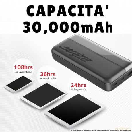 Powerbank Ultimate 30000mah Usb-C/A