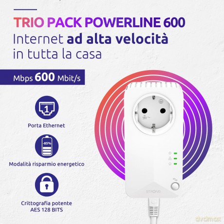 Powerline 600 V2 Kit 3x