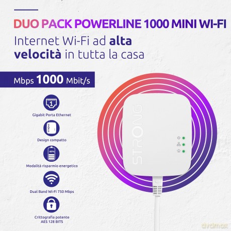 Powerline Mini Wifi 1000 Duo