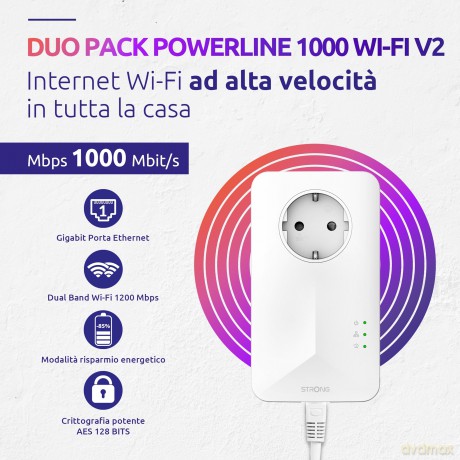Powerline Wifi 1000 Duo
