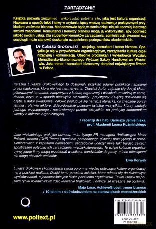Zmienić myślenie o firmie. Zarządzanie kulturą organizacyjną w Polsce - Srokowski Łukasz [KSIĄŻKA]