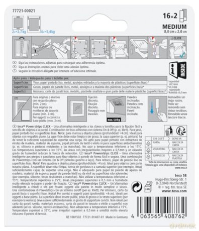 Powerstrips Click - M - 16x2