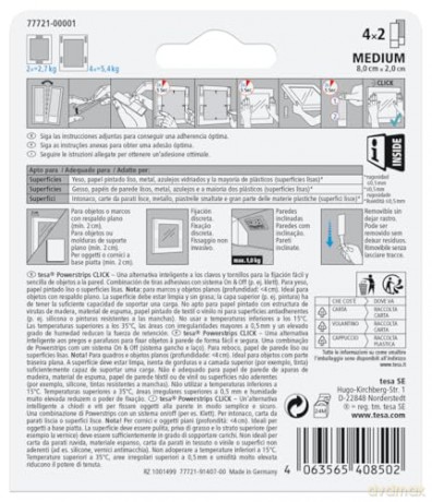 Powerstrips Click - M - 4x2