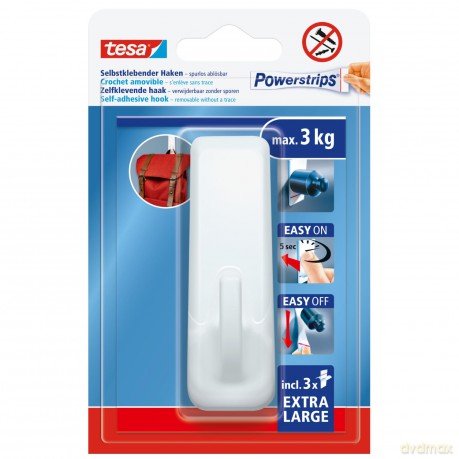 Powerstrips Hooks Xl - Rett Bianco