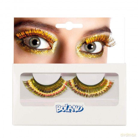 Pr Eyelashes Metallic Gold. Ciglia Metallic Oro