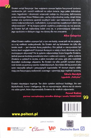 Einstein w cytatach. Pełne wydanie - Calaprice Alice [KSIĄŻKA]