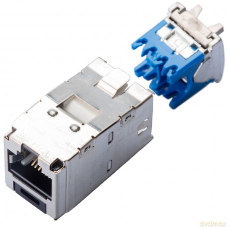 Presa Minicom Rj45s Cat.6a Nero