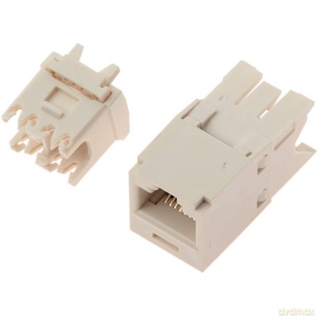 Presa Minicom Rj45u Cat.6 Bianco