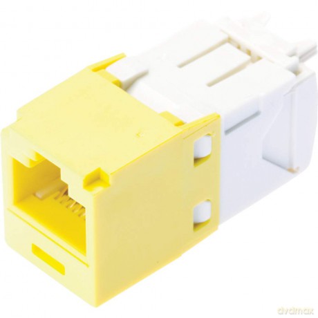 Presa Minicom Rj45u Cat.6 Giallo