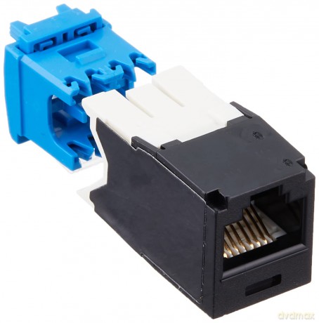Presa Minicom Rj45u Cat.6a Nero