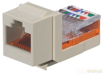 Presa Netkey Rj45u Cat.5e Bianco