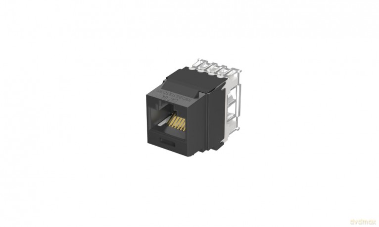 Presa Netkey Rj45u Cat.6a Nero