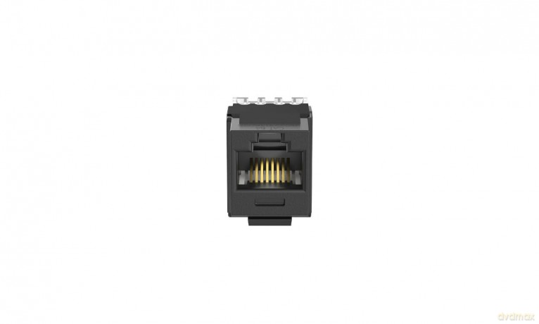 Presa Netkey Rj45u Cat.6a Nero