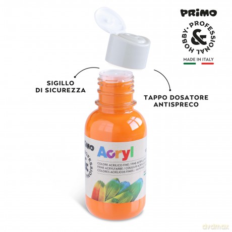 Primo Col Acrilico 125ml Arancio
