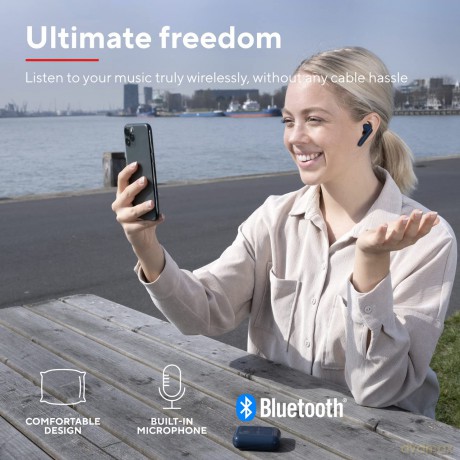 Primo Touch Bt Earphones Blue