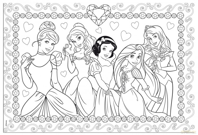 Principesse Disney - Puzzle Double-Face Plus 108 Pz