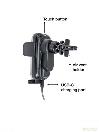 Pro Qi Fast Wireless Car Charger