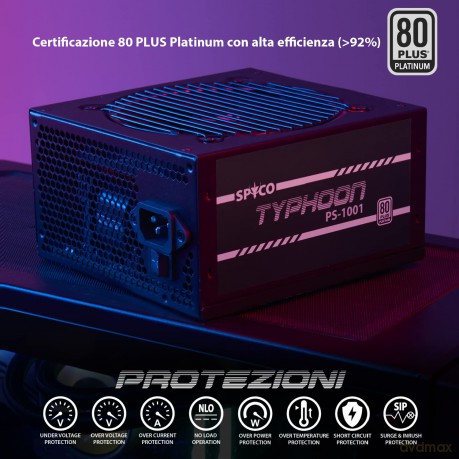 Psu Gaming Typhoon Ps-1001 1000w