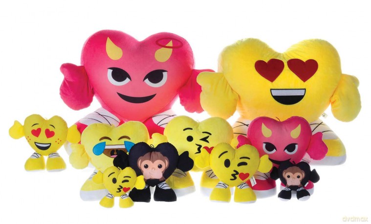 Pts Emoticon Emoji - Pluszak Cuore Smiley Con Braccia E Gambe 30 Cm