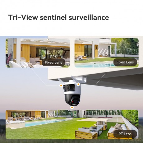 Ptz Ip/Wi-Fi Full-Color 11mp 3.6 Mm