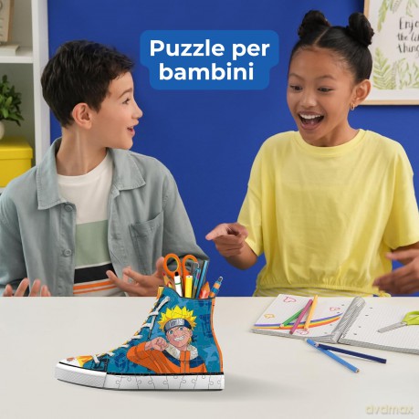 Puzzle 3D 112pz Sneaker Naruto