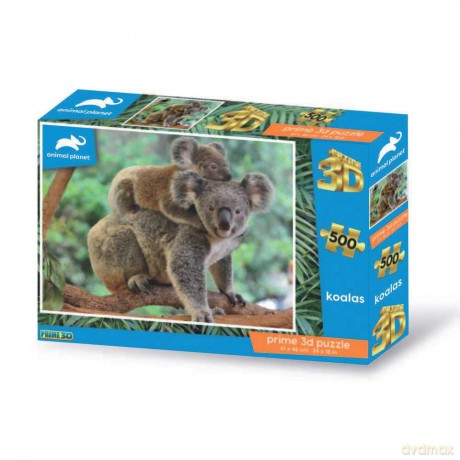 Puzzle 3d Koala 500 Pz