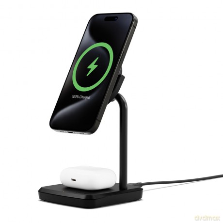 Qi2 2in1 Chargebase - Black