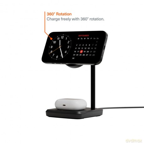 Qi2 2in1 Chargebase - Black