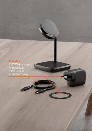 Qi2 2in1 Chargebase - Black