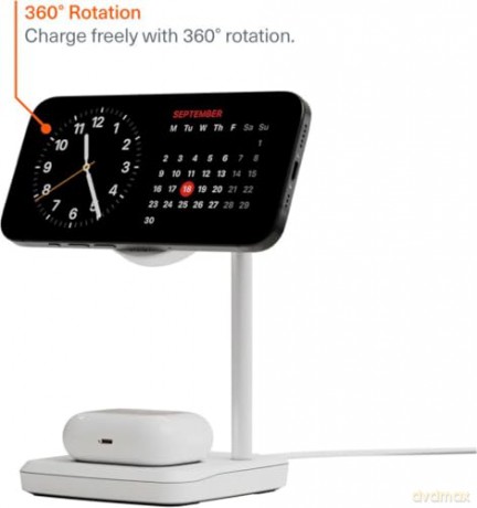 Qi2 2in1 Chargebase - White