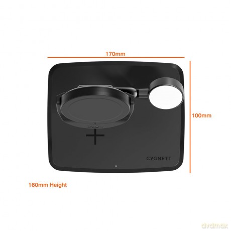 Qi2 3in1 Chargebase - Black