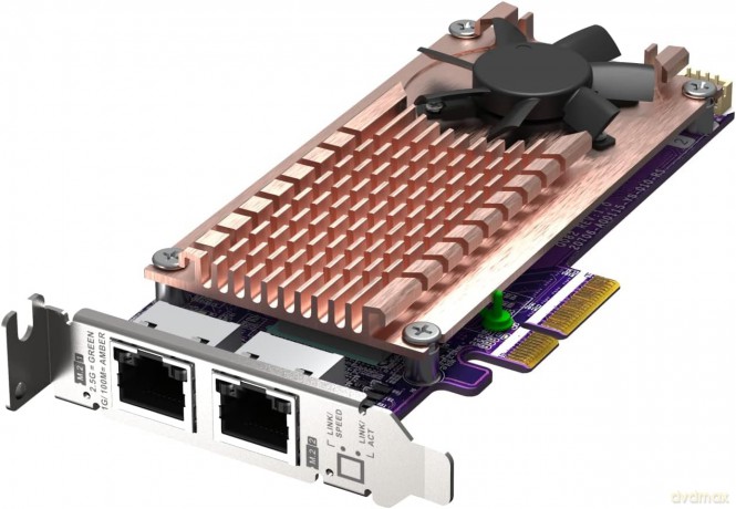 Qnap Qm2-2p2g2t Qm2-Card M.2 Ssd X2 2.5gbe X2