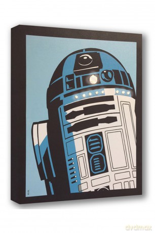 Quadro Luminoso Star Wars - R2-D2 Small