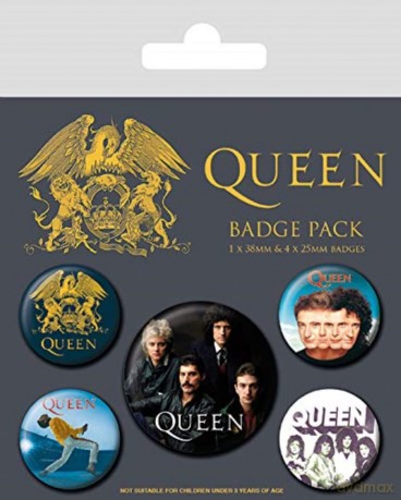 Queen: Classic Badge Pack (Pin Badge Pack)