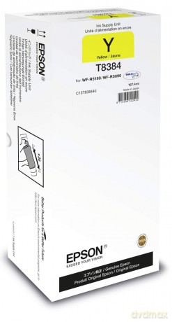 R5190, Xl, Yell., 167,4ml, T8384 (Stk)-Epson Ink Yell. T8384 Xl
