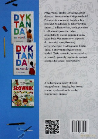 Dyktanda na wesoło dla klas 4 - 6 - Michalec Bogusław [KSIĄŻKA]
