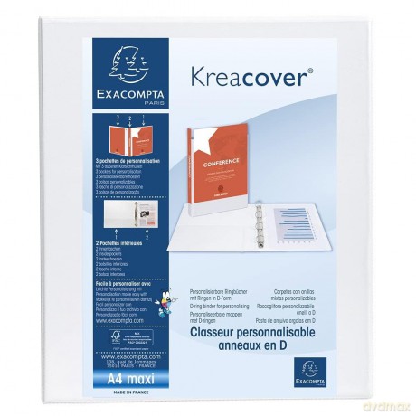Raccoglitori Pers Kreacover Bianco